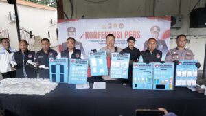 Polres Mojokerto Kota Sikat 57 Tersangka Narkoba Sepanjang Awal Tahun 2026