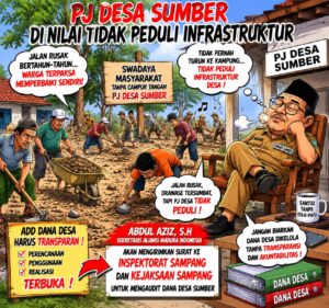 Abdul Aziz, S.H. Kritik Kinerja Pj Kades Sumber: Soroti Masalah Infrastruktur dan Transparansi Dana Desa