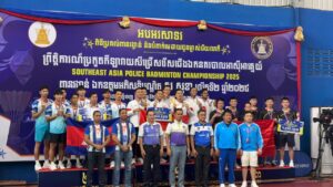 Tim Bulutangkis Polri Raih 4 Medali Emas dan 2 Perak SEA Police Badminton Championship 2026 di Kamboja