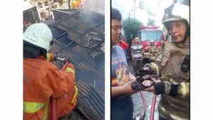 Diduga Korsleting, Rumah di Putat Gede Timur III Terbakar Sabtu Pagi