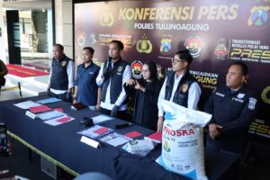 Satreskrim Polres Tulungagung Bongkar Peredaran Pupuk Tak Berlabel