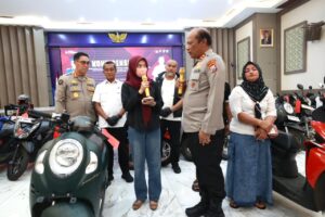 Kabar Gembira! Polda Jatim Kembalikan Motor Korban Kejahatan 3C Gratis Tanpa Biaya