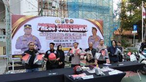Gempur Kejahatan Jalanan, Polrestabes Surabaya Ungkap 163 Kasus dan Amankan 192 Tersangka
