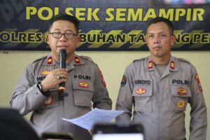 Polsek Semampir Amankan Pencuri Komponen Panel TL di Jalan Karang Tembok Surabaya