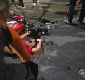 Mr X Tewas Usai Tabrakan dengan Pemotor di Kusuma Bangsa Surabaya