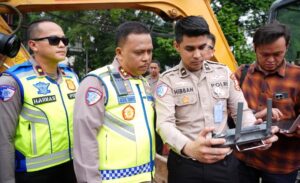 Korlantas Polri Tingkatkan Pengawasan Jalan Raya Lewat ETLE Drone