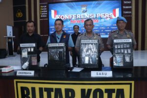 Sikat Peredaran Narkoba, Satresnarkoba Polres Blitar Kota Ringkus 14 Pengedar Selama Sebulan