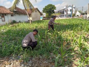 Komitmen Polsek Jatiroto Dukung Ketahanan Pangan Asta Cita