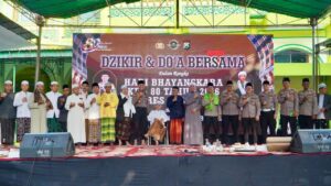 Peringati Hari Bhayangkara ke-80, Ribuan Jamaah Hadiri Dzikir dan Doa Bersama di Masjid Agung Jamik Bangil