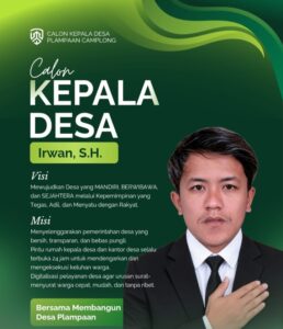 Irwan, S.H Siap Bertarung di Pilkades Plampaan Camplong, Usung Perubahan dan Pelayanan untuk Masyarakat
