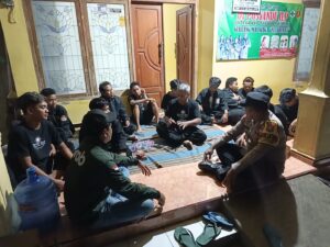 Jaga Kamtibmas Kondusif, Polsek Kunir Gelar Silaturahmi Bersama PSHT Ranting Kunir
