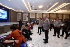 Sambut Hari Bhayangkara ke-80, Polda Jatim Gelar Aksi Sosial Donor Darah untuk Kemanusiaan