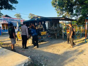 Gelar Langkah Preventif, Polsek Kunir Kawal Kegiatan Pengesahan Anggota PSHT