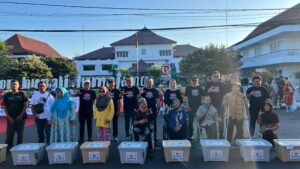 Rayakan HUT Bhayangkara ke-80, Polres Lumajang Gelar Gowes Sepeda Gembira