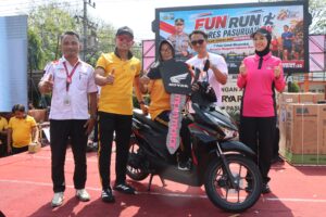 Semarak Hari Bhayangkara ke-80, Polres Pasuruan Gelar Olahraga Bersama