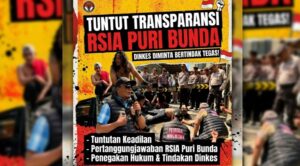 Pemuda Indonesia Tuntut Transparansi RSIA Puri Bunda, Dinkes Diminta Bertindak Tegas