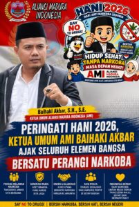HANI 2026: Ketua Umum AMI Ajak Semua Elemen Bangsa Satukan Langkah Lawan Narkoba