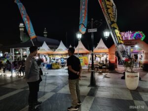 Polsek Lumajang Kota Amankan Kejuaraan Basket 3×3 di Sport Station Alun-alun, Ratusan Peserta Bertanding Lancar