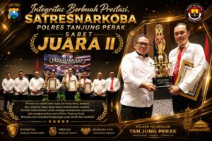 Integritas Berbuah Prestasi, Satresnarkoba Polres Pelabuhan Tanjung Perak Sabet Juara II