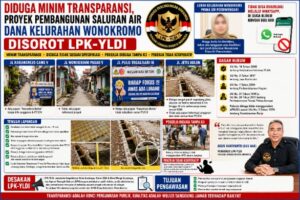 Proyek Saluran Air Wonokromo Disorot LPK-YLDI: Minim Transparansi, Spesifikasi Diduga Disunat, Kontak Lurah Berujung Blokir