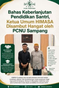 Bahas Keberlanjutan Pendidikan Santri ke Perguruan Tinggi, Ketua Umum HIMASA Disambut Hangat oleh Ketua PCNU Sampang
