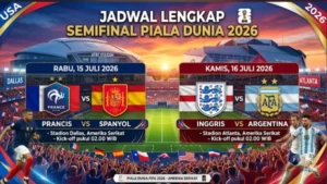 Daftar Tim Semifinal Piala Dunia 2026: Semua Pernah Juara