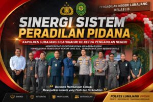 Bangun Kolaborasi Penegakan Hukum, Kapolres Lumajang Temui Ketua Pengadilan Negeri