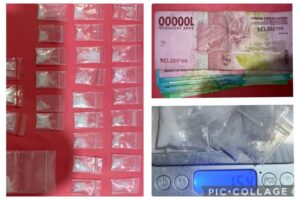 Satresnarkoba Polres Pelabuhan Tanjung Perak Ungkap Peredaran Sabu, 28 Poket Seberat 15,4 Gram Disita