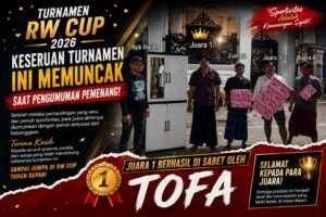 Antusiasme Membara! Warga RW 01 Padati Lomba Domino