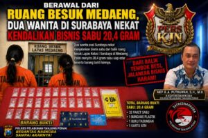 IRT Komplotan Istri Napi Lapas Medaeng Digulung Satresnarkoba Polres Tanjung Perak, Edarkan 20,4 Gram Sabu