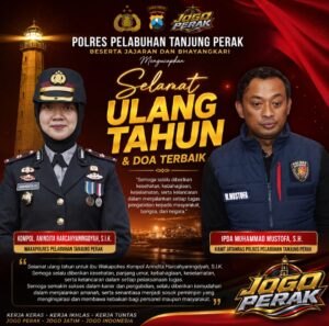 Sampaikan Doa Terbaik, Kanit Jatanras Ipda Mustofa, S.H., Beri Ucapan Selamat Ulang Tahun untuk Wakapolres Tanjung Perak