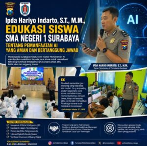 Polrestabes Surabaya Sosialisasikan Pemahaman AI kepada Siswa SMA Negeri 1 Surabaya