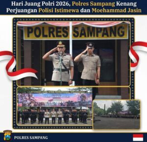 Gelora Api Semangat 1945 di Mapolres Sampang: Peringati Hari Juang Polri 2026