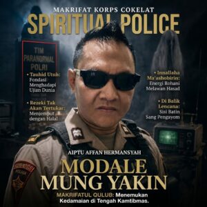 ​Pesan Sejuk Aiptu Affan Hermansyah Sentuh Hati Masyarakat Lewat Konsep “Modale Mung Yakin”