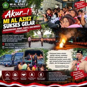 Cetak Generasi Mandiri dan Berakhlak Mulia, Ratusan Siswa MI Al Aziez Sukses Tuntaskan Perjusami di Buper SIG