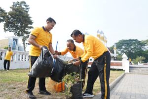 Polres Kediri Konsisten Jaga Kelestarian Lingkungan Melalui Program Green Policing